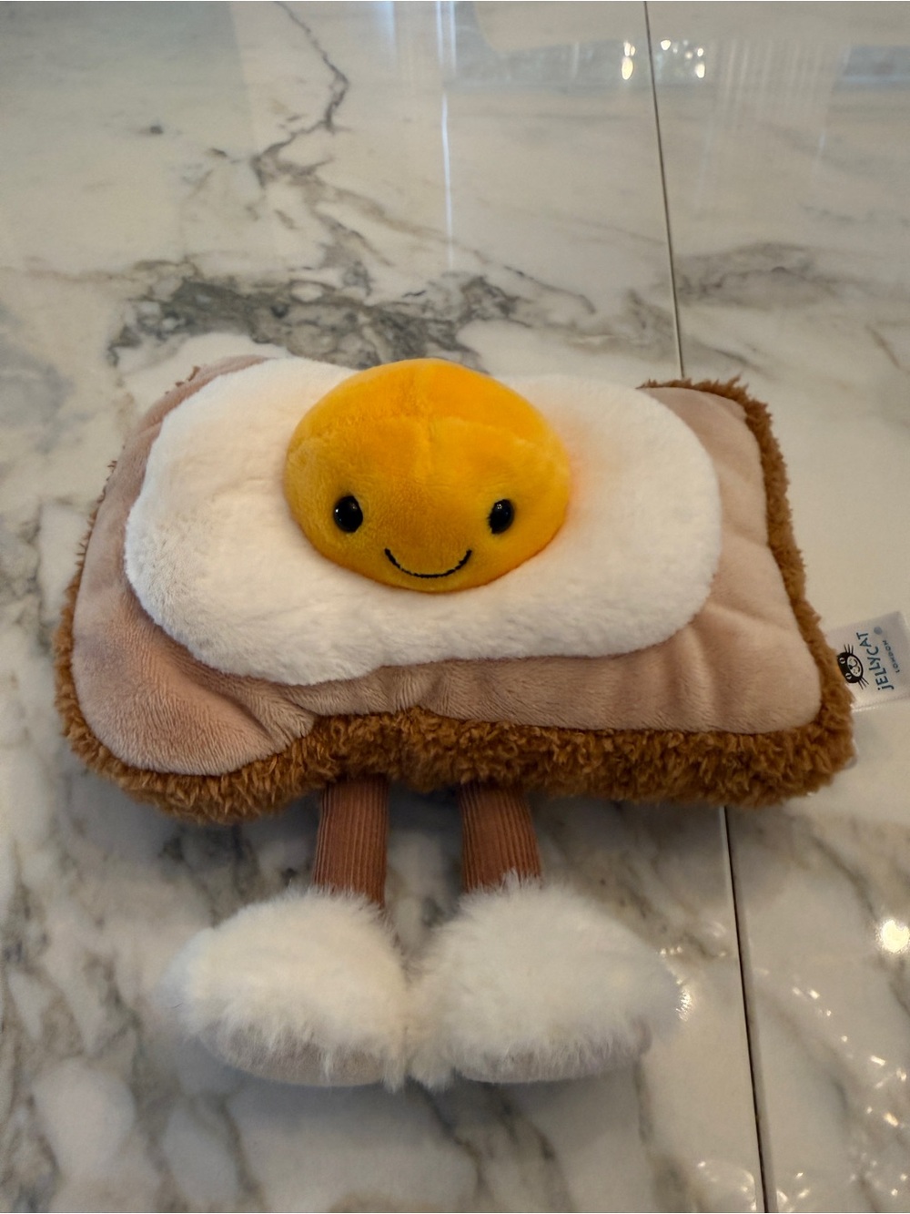 Jellycat Sunny Yellow Egg on Toast Plush